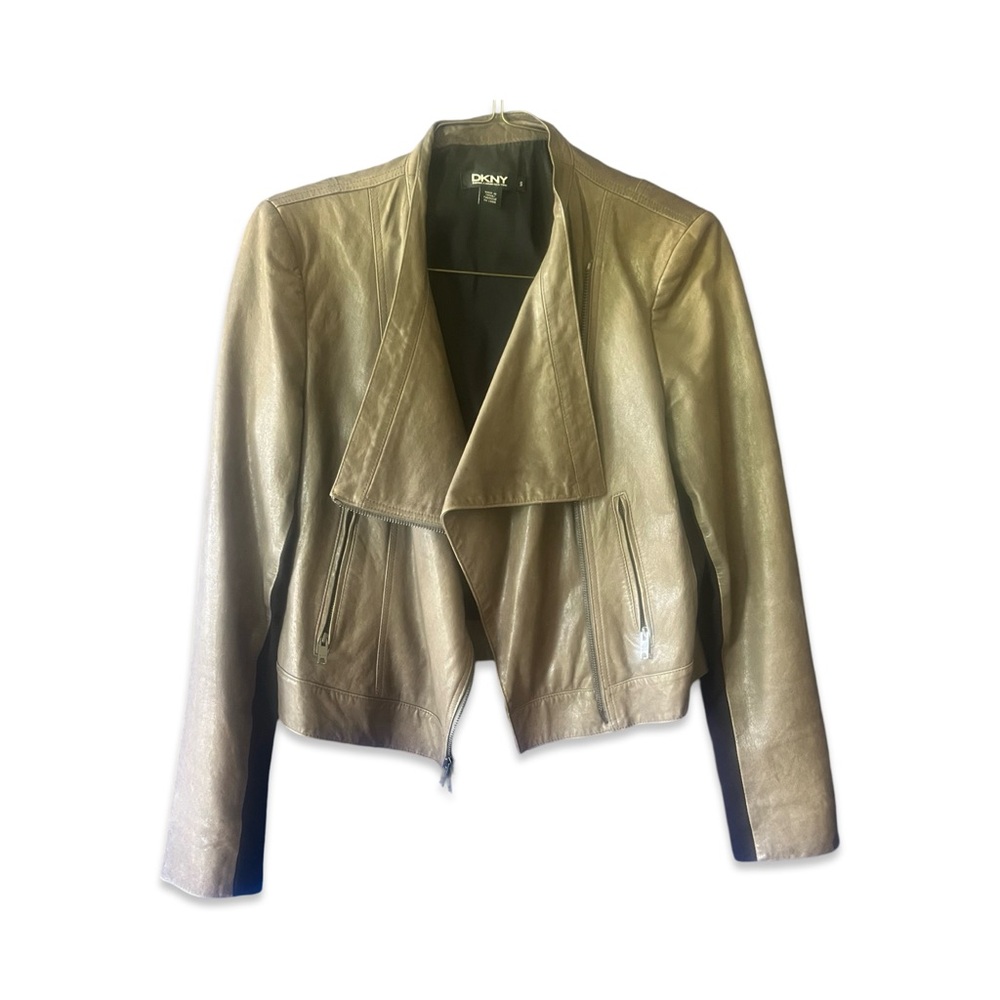 DKNY Lamb’s Leather Jacket